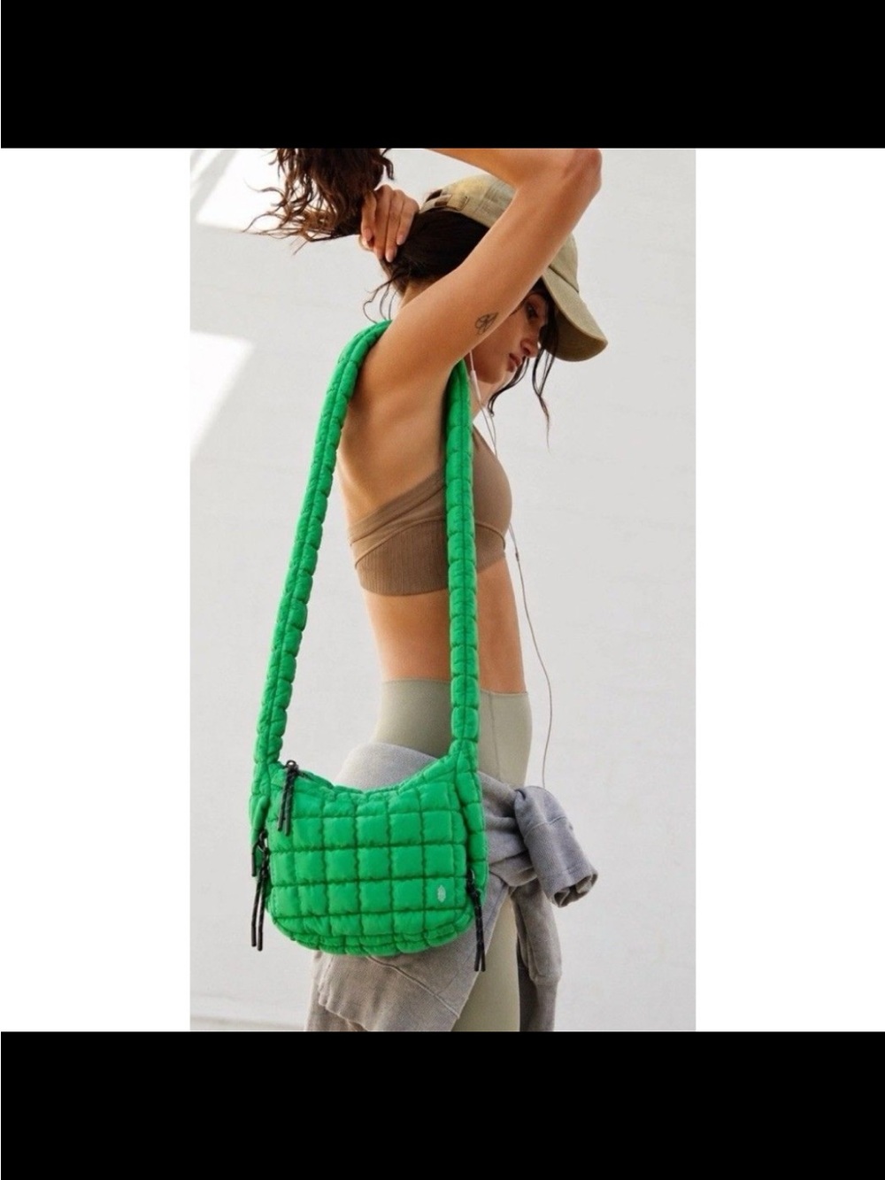 NWOT Free People Movement Quilted Baby Carryall Sling Bag